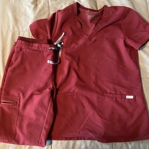 Burgundy Figs Scrubs